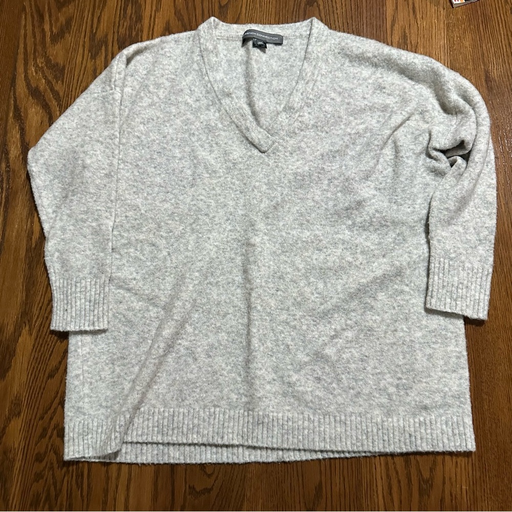 French Connection women’s oversized sweater / long sleeve shirt size medium wool